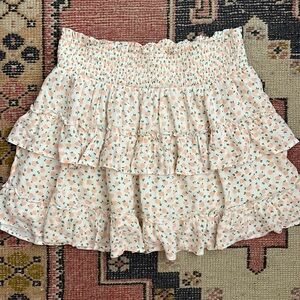 Aerie floral mini skirt